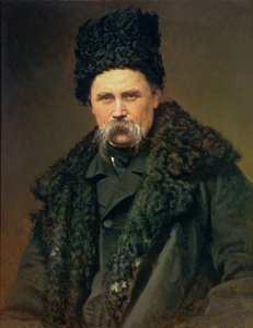 Portrait of the Ukranian Author Taras Grigorievich Shevchenko
